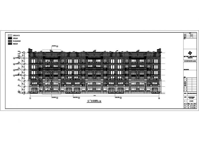 宁波市某地六层框架结构建筑设计施工图纸_图1