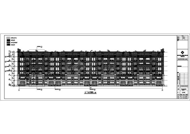 宁波市某地六层框架结构建筑设计施工图纸-图二