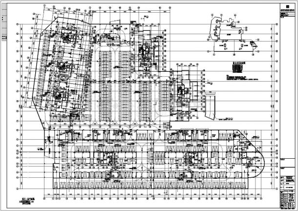 【武汉】框剪结构地下室停车库及设备用房建筑施工图-图二