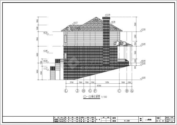 江苏宜兴木结构别墅建筑结构设计施工图纸-图一