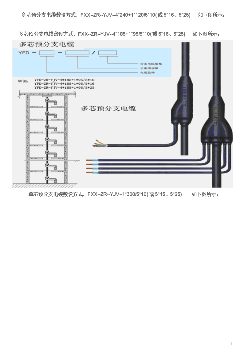 预分支电缆与母线敷设方式比较