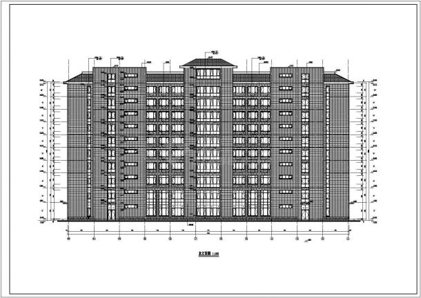 【葫芦岛】十层框架结构老年公寓建筑设计施工图纸-图二