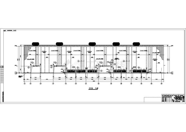 宝钢某但跨门式钢架炼钢厂钢水罐厂房建筑施工图-图二