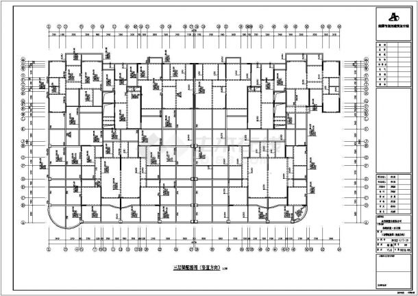 湖南某23层剪力墙商务综合楼建筑施工图纸-图二