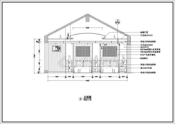 某地日式别墅装饰装修设计施工图纸-图二