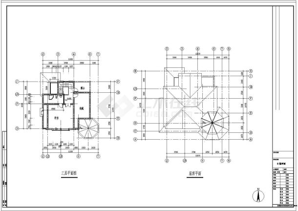 【北京】延庆县某旅游项目单体G型别墅建筑方案图(含效果图)-图二