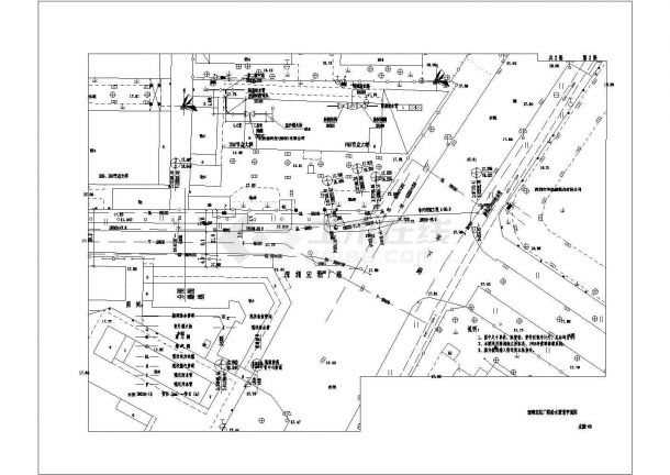 深圳某市政消火栓管道新建工程局部施工图-图一