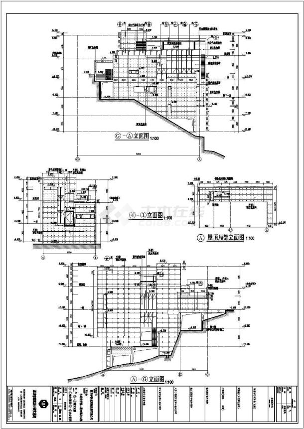 【深圳】某华侨城二期3层别墅群建筑施工图（44栋）-图一