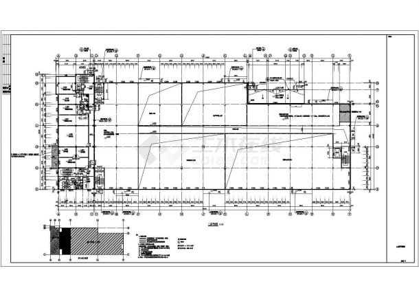 丙类3层多层厂房车间建筑设计施工图-图二