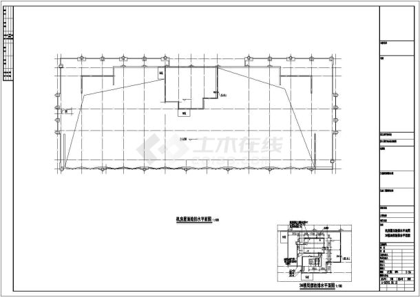 【福建】30层超高层商住小区给排水施工图-图一