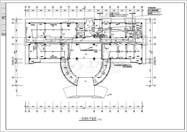 某地一栋8层的医院电气设计施工图-图一