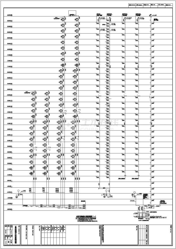 【江苏】27万平商住楼给排水施工图纸（含3栋商住楼）-图一