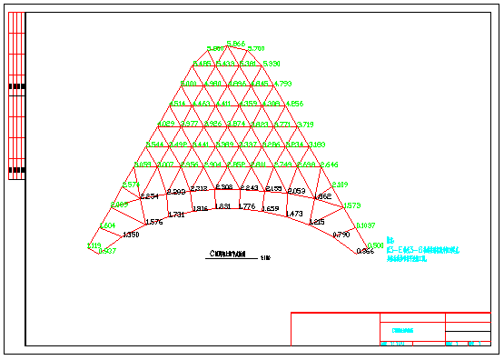 某三角形网架钢结构施工图_图1