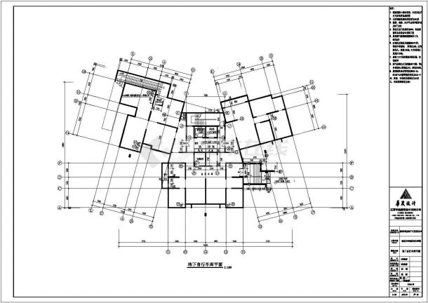 【苏州】某地33层剪力墙结构居住小区建筑设计施工图纸-图二