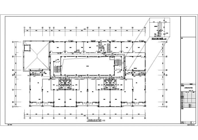 某地三层小区幼儿园建筑给排水设计施工图_图1