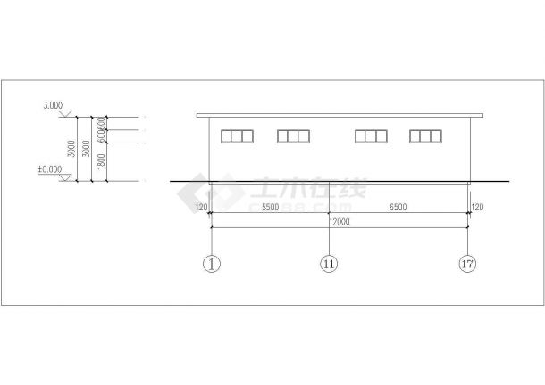 五套公共卫生间工程建筑设计施工图-图二