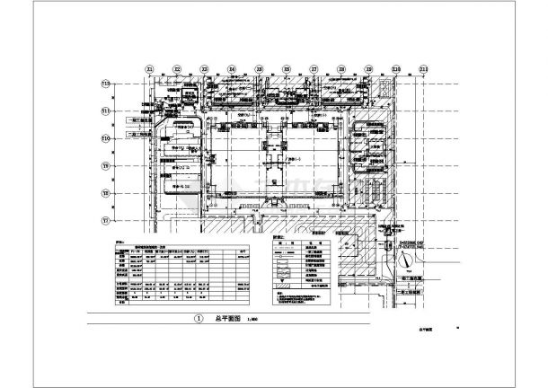 某地三层大型厂房建筑设计施工图纸-图一