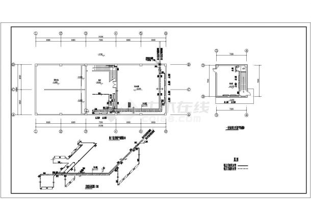 某工程换热站及水泵房给排水设计施工图（暖通）-图二