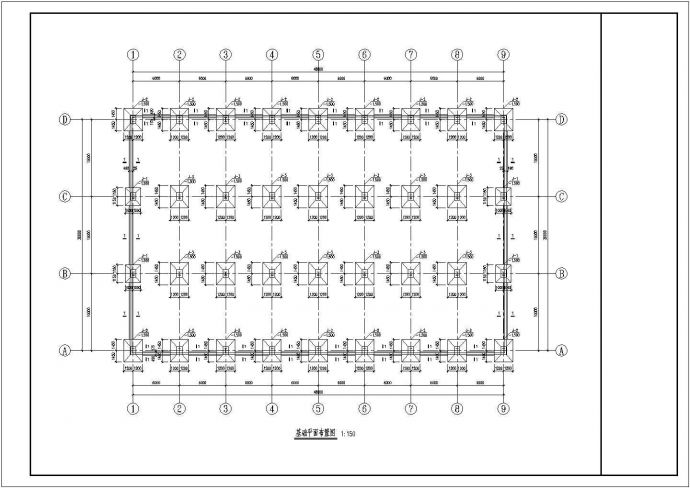 某钢框架+门式刚架组合厂房结构施工图_图1