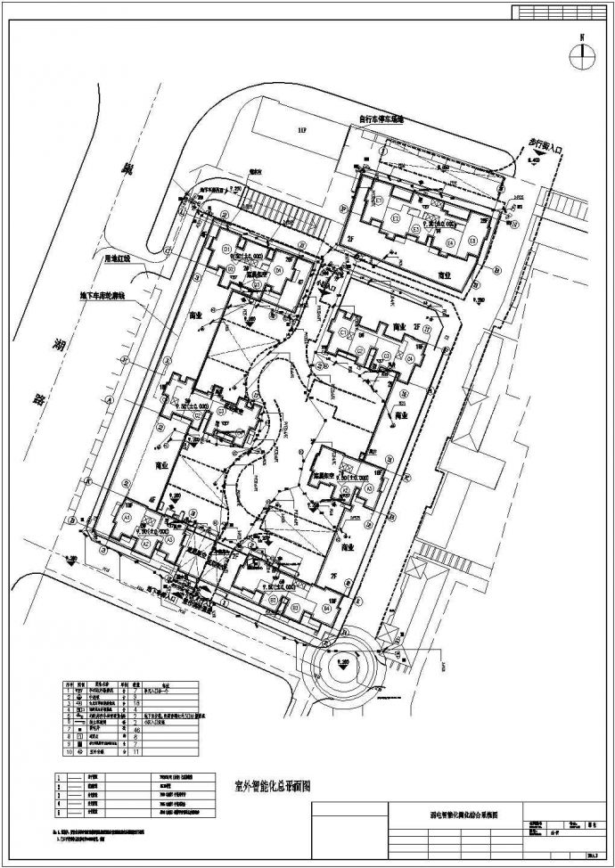 某小区安全技术防范系统设计全套图纸_图1