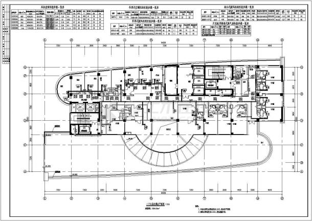 【河南】二十五层医院综合病房楼水系统送风空调设计图-图一