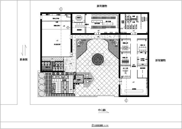 台湾苗栗地区两层文创中心建筑方案图-图二