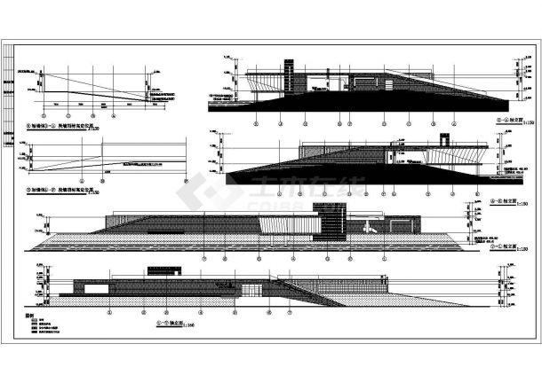 【西安】两层框架结构科技工业园区博物馆方案设计图-图一