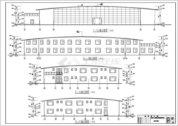 某地2层框架结构养殖花卉培育室建筑设计施工图-图一