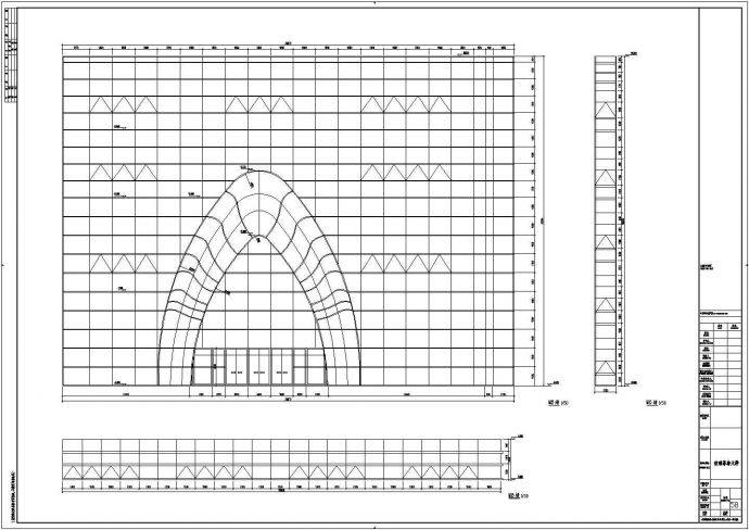 【吉安市】某科技馆与青少年中心建筑施工图（大型钢结构网架工程）_图1