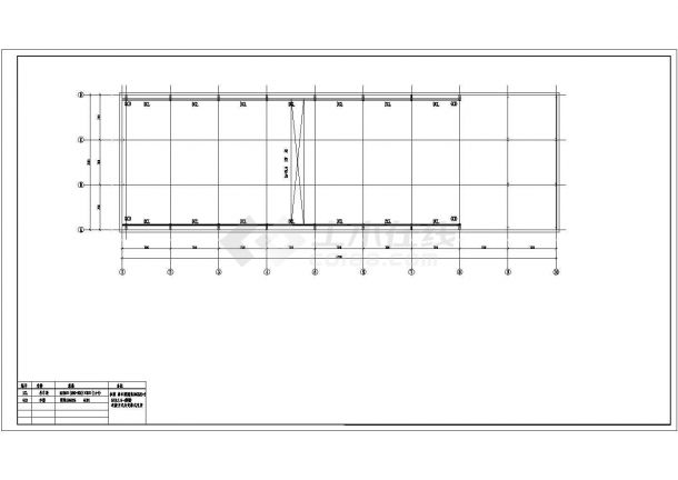 某单层钢结构门式刚架厂房（21m跨）施工图-图二