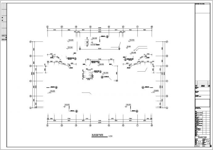 某地三十层框架结构综合楼给排水消防设计图_图1