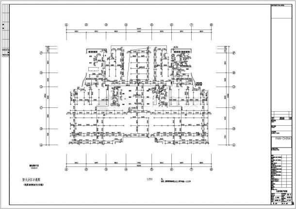 某地三十层框架结构综合楼给排水消防设计图-图二