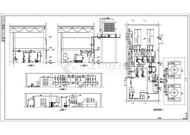 滨州某单层玩具厂房空调设计施工图-图二