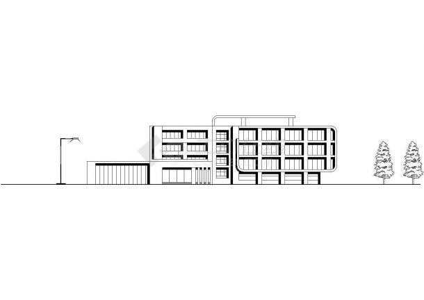 洛阳4层钢筋混凝土中学设计-图二
