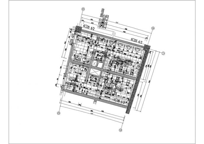 某单层大型食堂强电系统设计施工图纸_图1