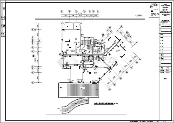 某小区二十五层框架结构住宅楼给排水消防施工图-图二