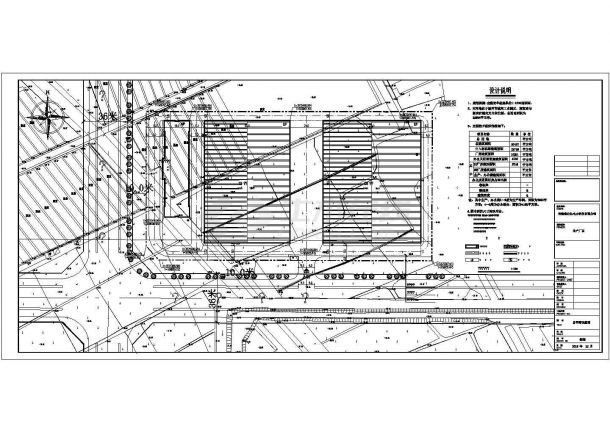 滁州某厂区建筑规划设计方案总平图-图一