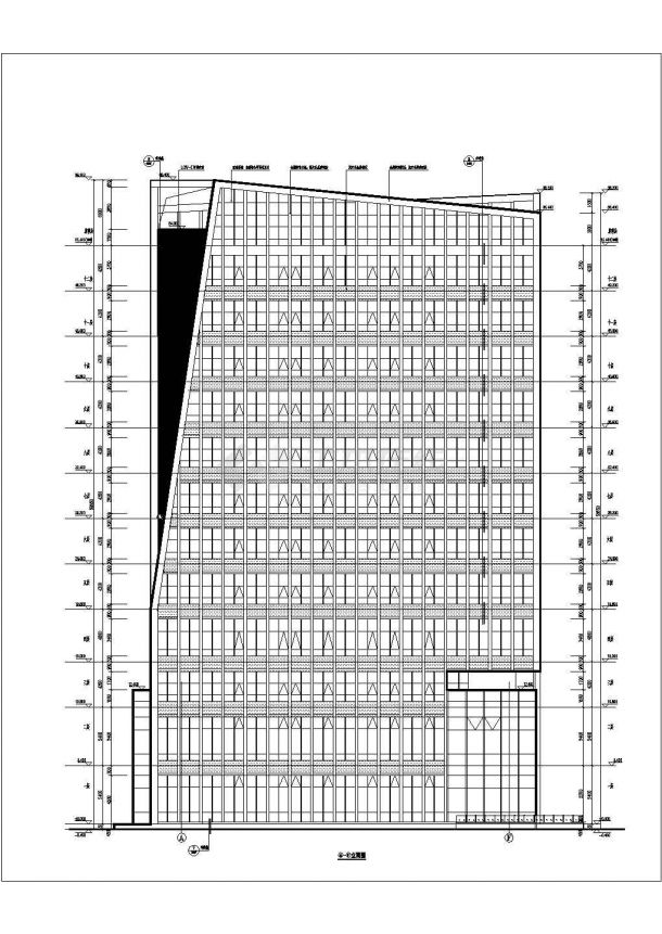 【山东】12层钢筋混凝土住宅楼设计方案图-图一