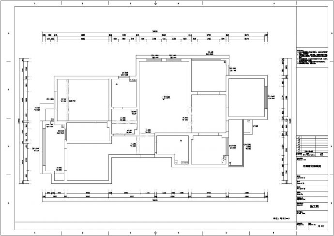 【浙江】某140平米四室两厅室内装修设计施工图_图1