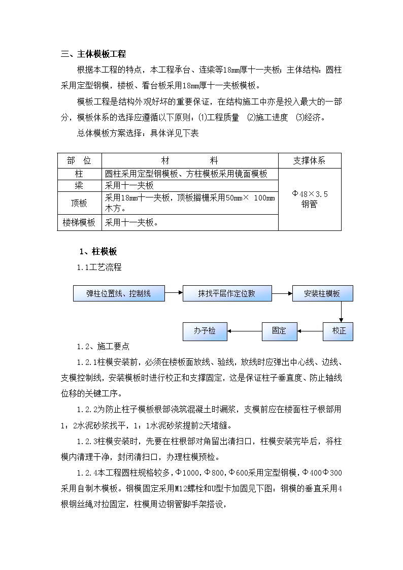 上海某体育馆模板施工方案-图二