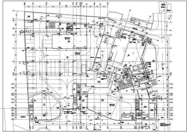 某地高层综合商业楼建筑给排水设计施工图-图一