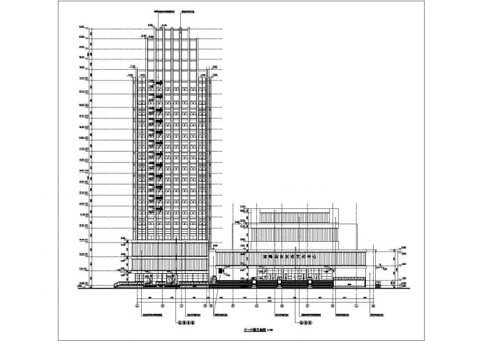 【黑龙江】17层框剪结构办公楼建筑施工图_图1