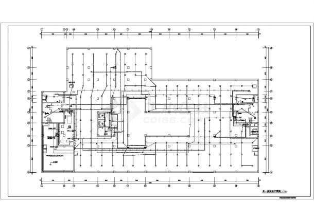 云南某商业中心电气设计全套施工图纸-图二