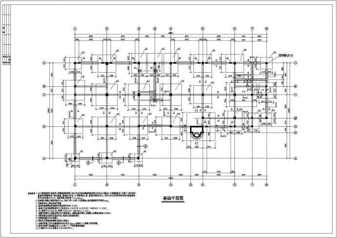 【杭州】五层框架运动器械制造公司办公大楼结构图_图1
