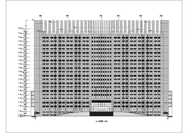 【辽宁】23层框剪办公楼建筑施工图-图一