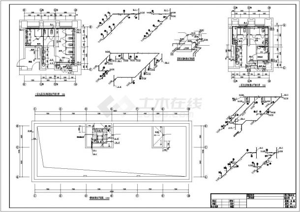 【广西】九层框架办公楼给排水设计施工图-图二
