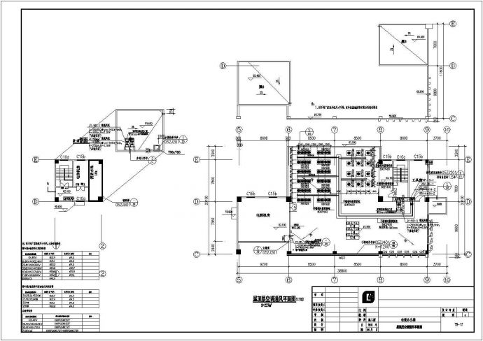 【东莞】15层高层办公楼多联机系统设计施工图_图1