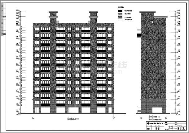 海南十三层剪力墙结构住宅建筑设计施工图-图一