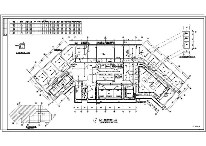 宁夏某11层综合商住楼电气施工图_图1