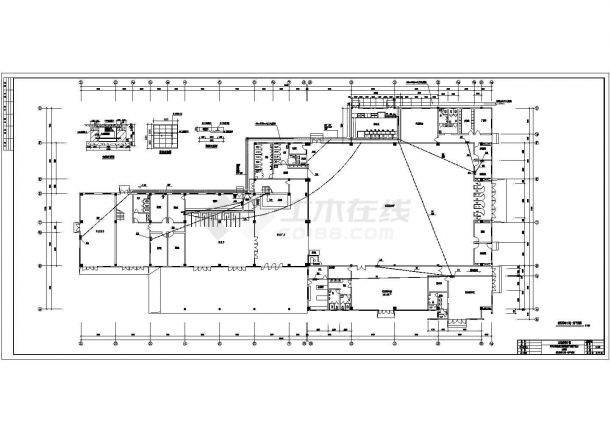某火车站3层站房及附属工程电气设计施工图-图二